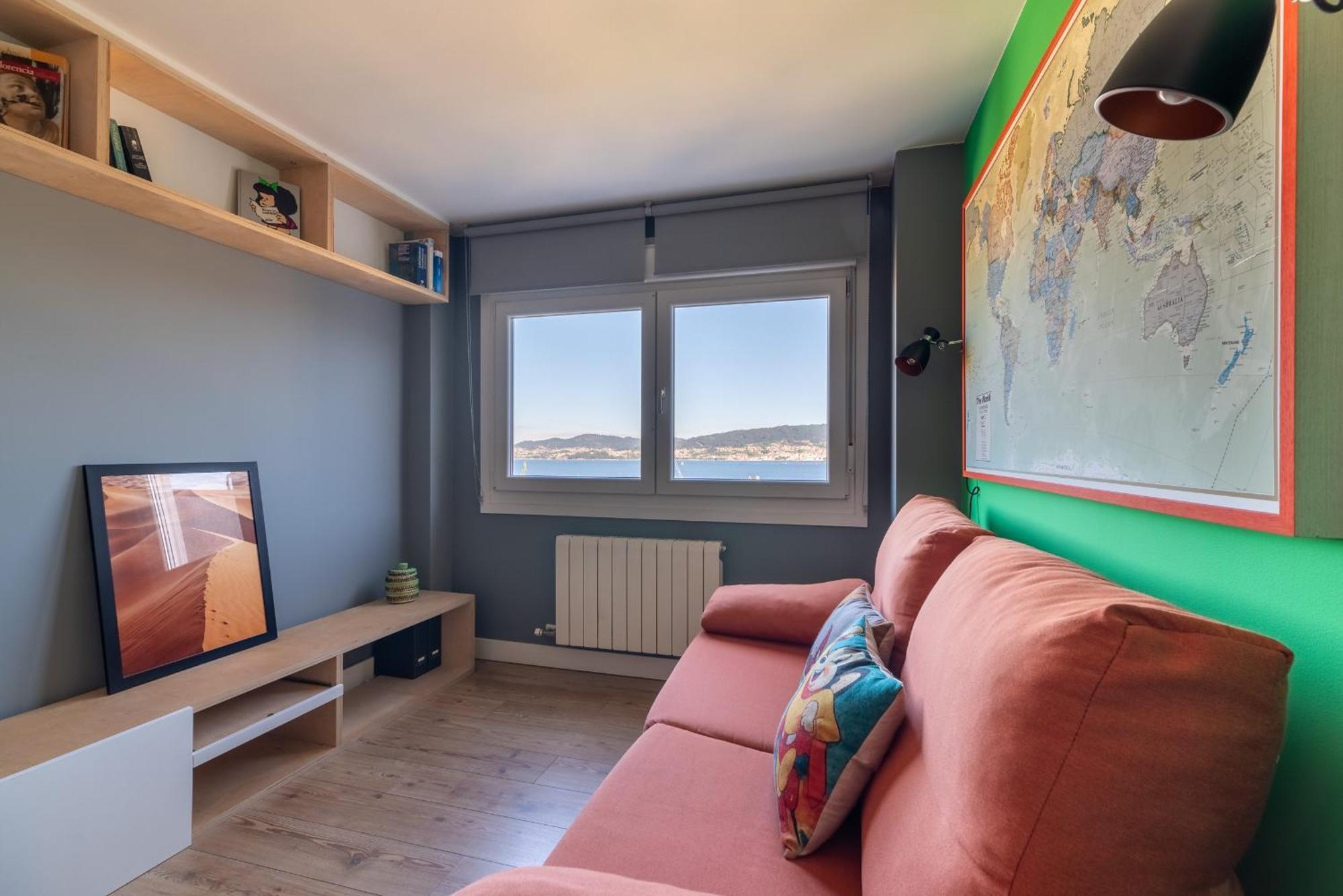Apartamento Vistas Ria Con Parking Vigo Exterior photo